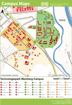 Map of Park of Technology Weinberg Campus (PDF)